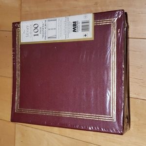 Vintage Burgundy Photo Album